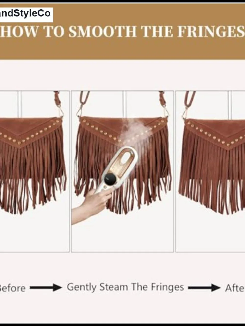 Fringe Suede Crossbody Purse Women's Western Hobo Bag Boho Shoulder Handbag
